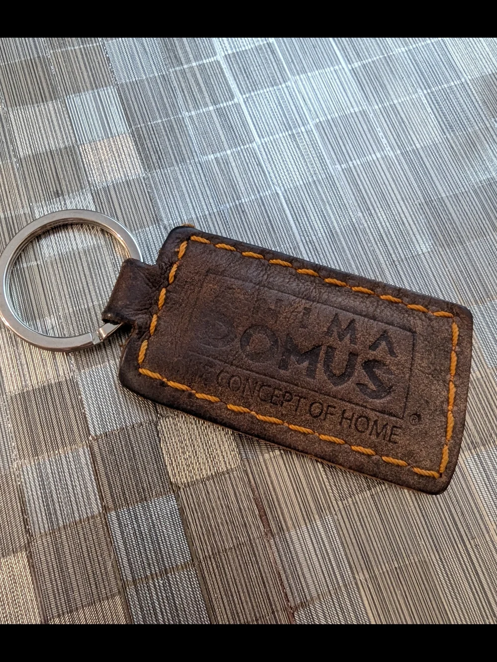 Gamma Arredamenti Leather Key Fob Italian Luxury